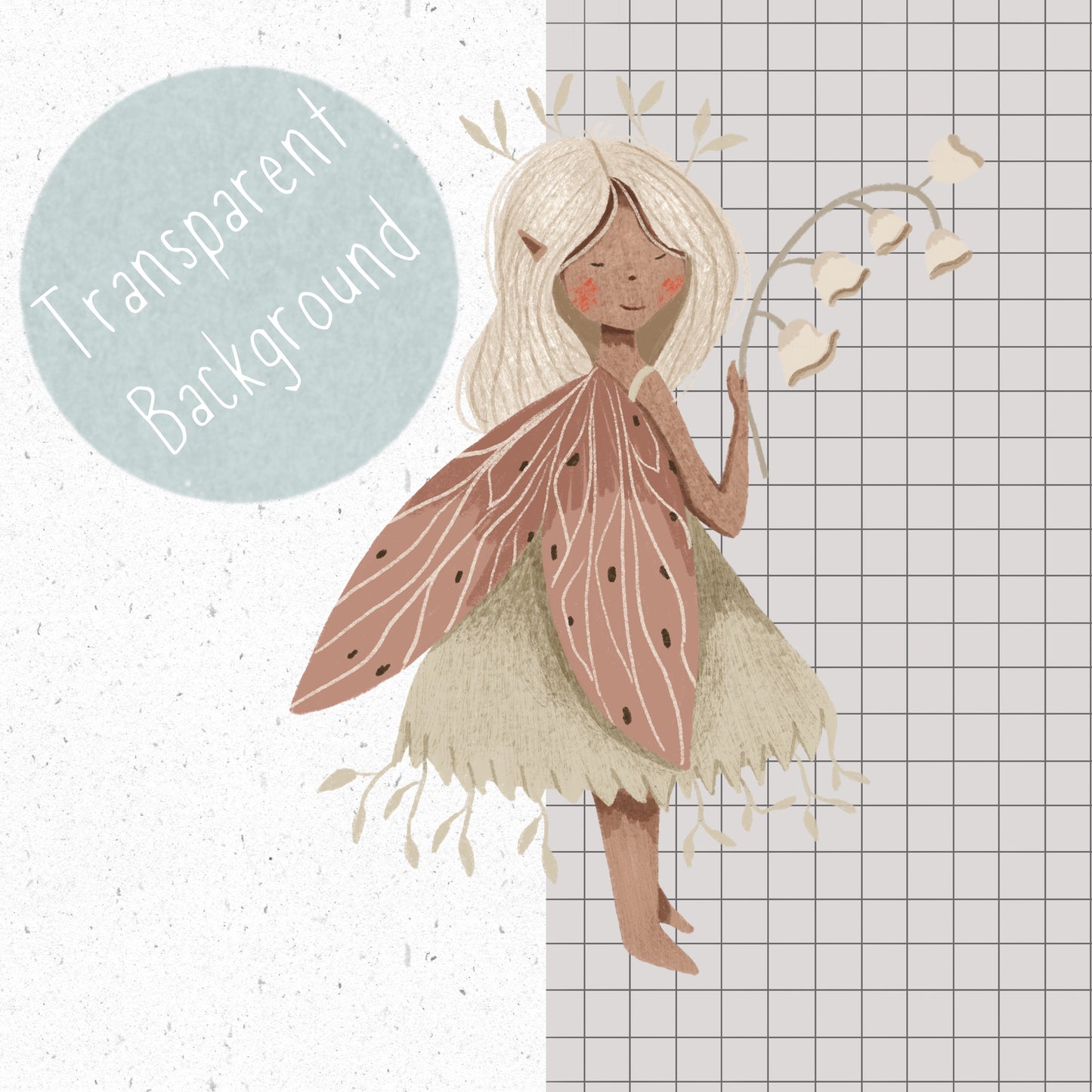 Woodland Fairy PNG Set