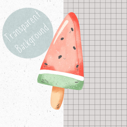 Watermelon Lolly PNG