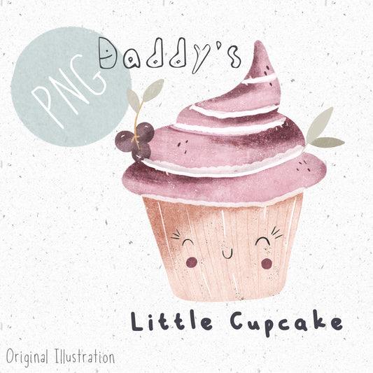 Daddy’s Little Cupcake PNG