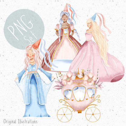 Princess Party PNG Set