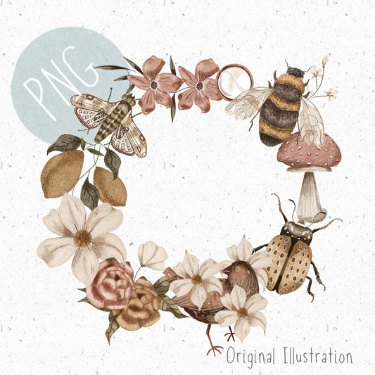 Nature Walk Wreath PNG