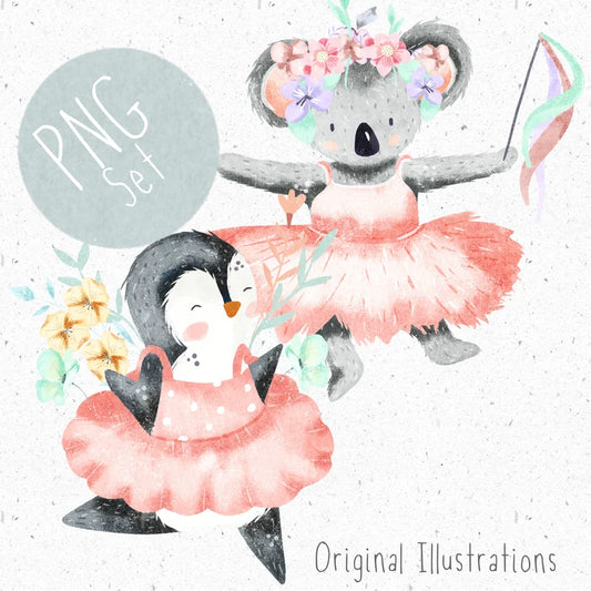 Little Dancers PNG Set