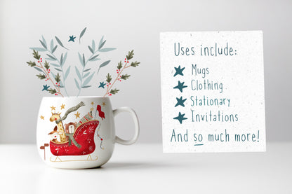 Christmas Sleigh PNG