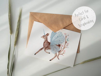 Magical Deer PNG Set