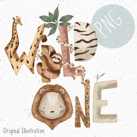 Wild One Birthday PNG