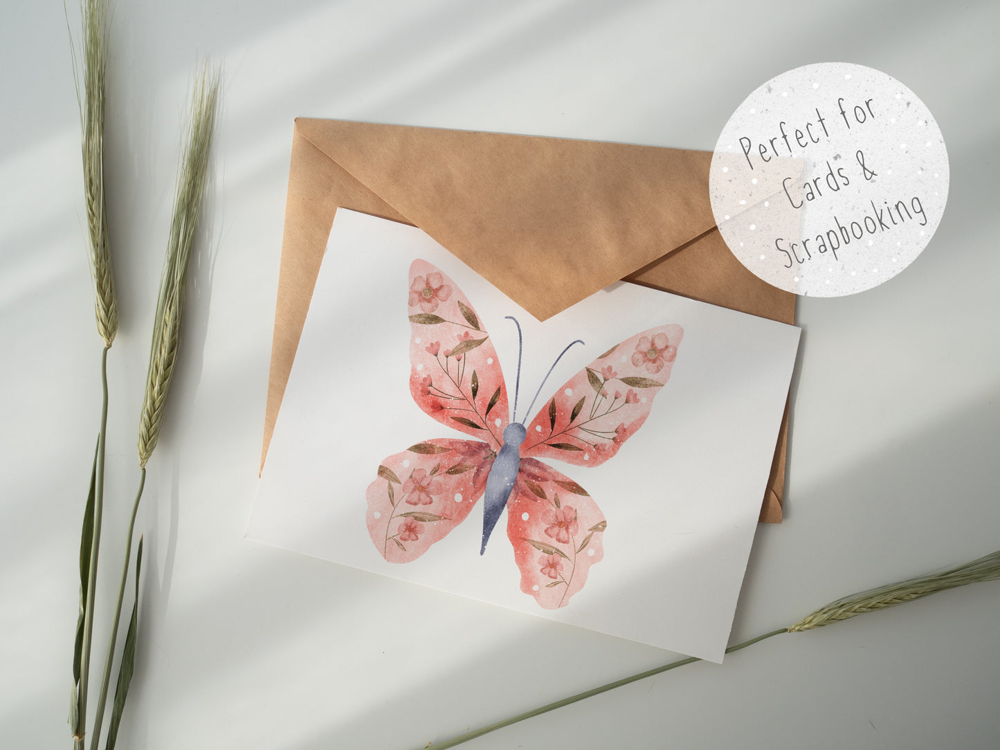 Floral Butterfly PNG