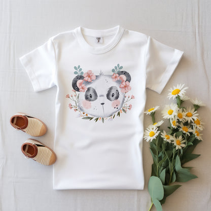 Floral Panda PNG