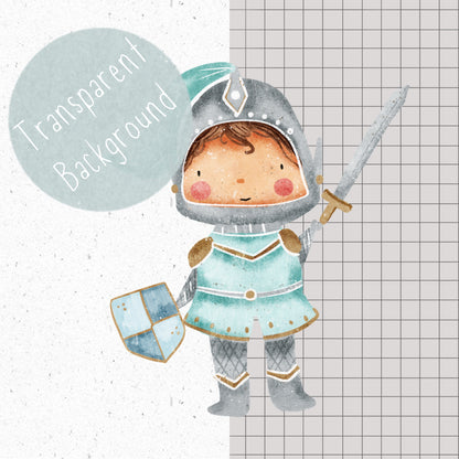 Little Knight PNG Set