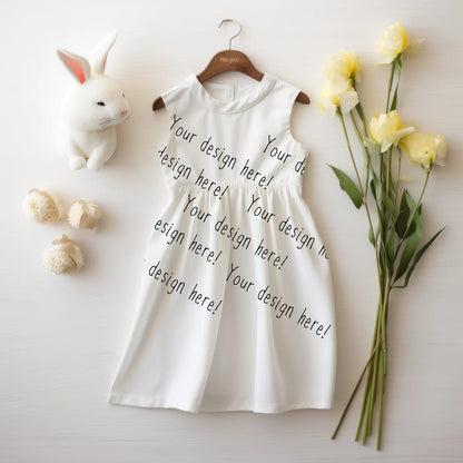 Kids Easter Dress Mock-up