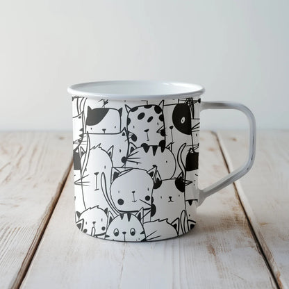 Seamless Pattern Minimalist Mug Mockup