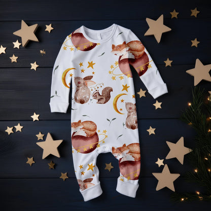 Baby Coverall / Sleepsuit Mockup - Boys Theme