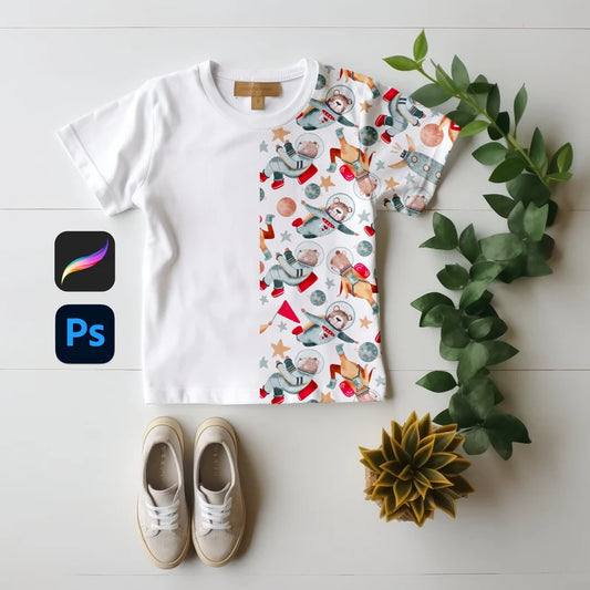 Kids T-Shirt Flora Mock-up