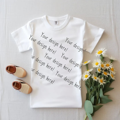 Kids T-Shirt Daisy Mock-up