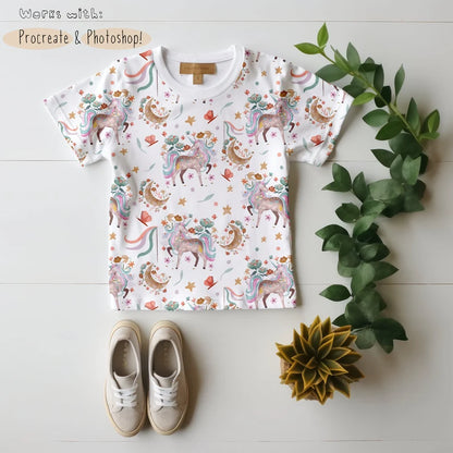 Kids T-Shirt Flora Mock-up