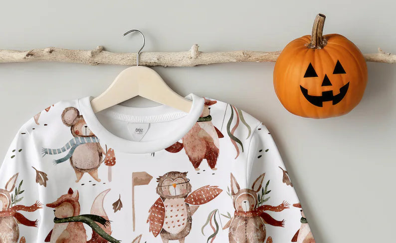 Kids Halloween T-Shirt Mock-up