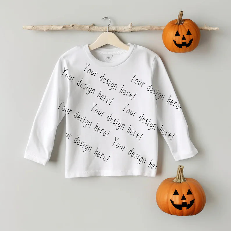 Kids Halloween T-Shirt Mock-up