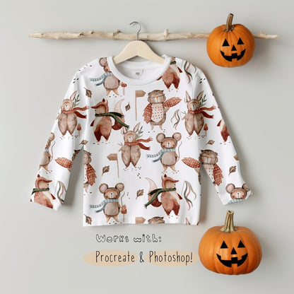 Kids Halloween T-Shirt Mock-up