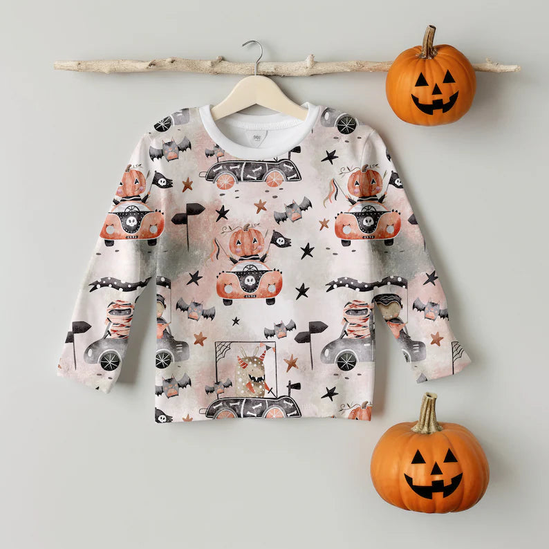 Kids Halloween T-Shirt Mock-up