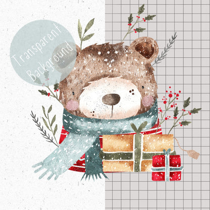 Christmas Bear PNG