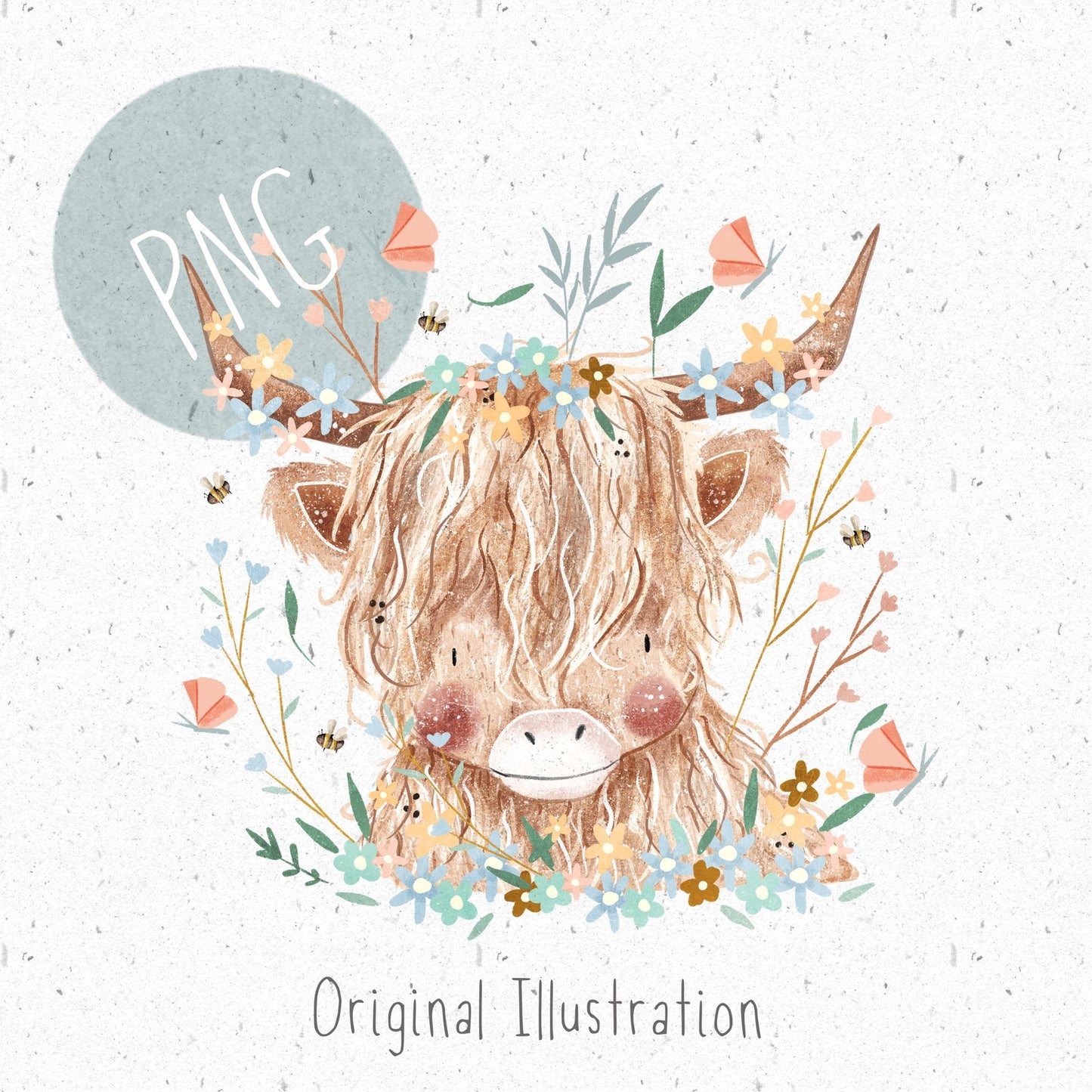 Highland Cow PNG