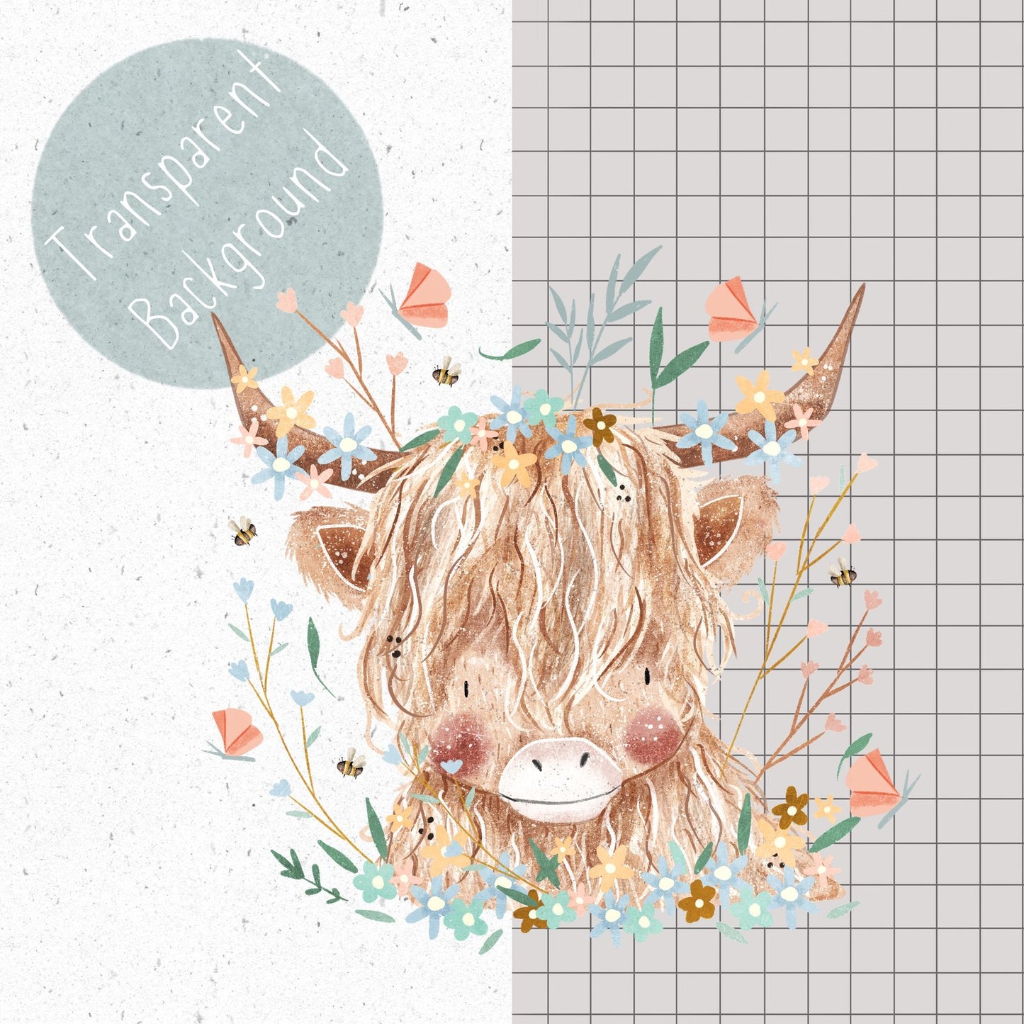 Highland Cow PNG