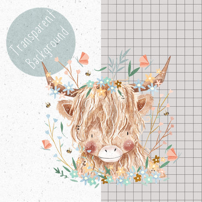 Highland Cow PNG