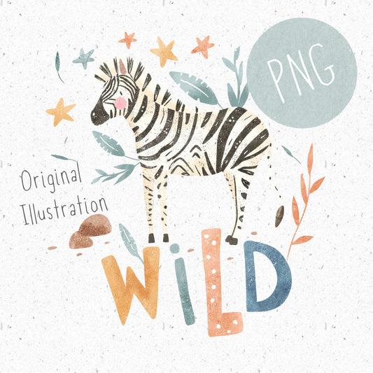 Wild Zebra PNG