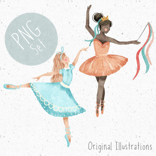 Ballerina PNG Set