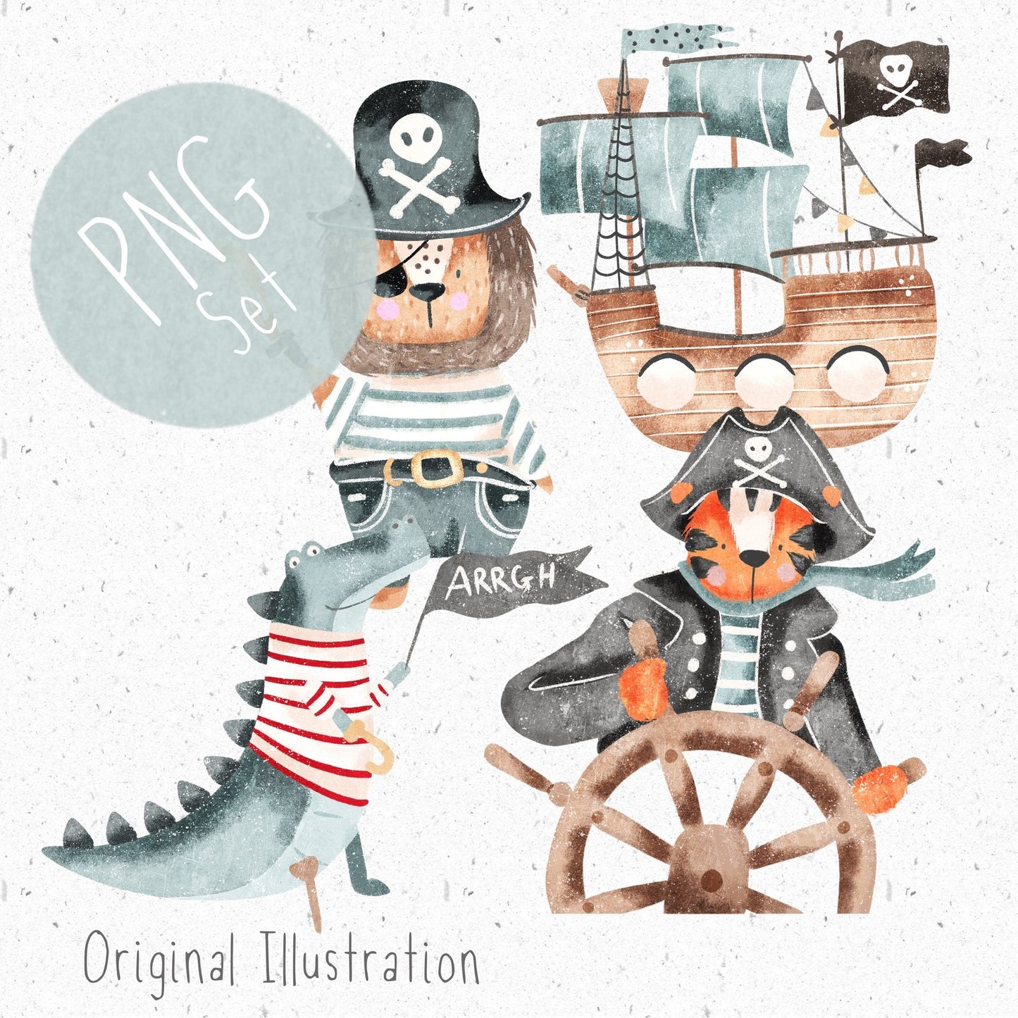 Pirate PNG Bundle